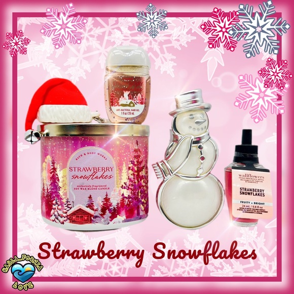 BBW ❄️ Strawberry Snowflakes ❄️ 5 pc set